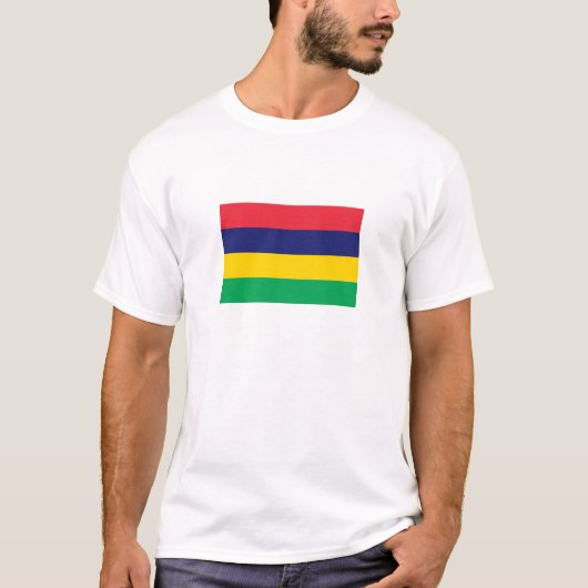 モーリシャスの旗 Tシャツ (正面)