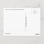 モーリシャスの風景 ポストカード (裏面)