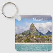 モーリシャスインディアン海フレックアンフラックビーチ土産 キーホルダー (正面)