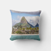 モーリシャスインディアン海フレックアンフラックビーチ土産 クッション (正面)