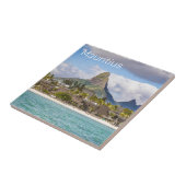 モーリシャスインディアン海フレックアンフラックビーチ土産 タイル (側面)