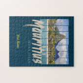 モーリシャスインディアン海ヴィンテージビーチ土産 ジグソーパズル (横)