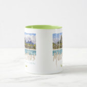 モーリシャスインディアン海ヴィンテージビーチ土産 マグカップ (中央)