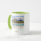 モーリシャスインディアン海ヴィンテージビーチ土産 マグカップ (正面左)