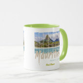 モーリシャスインディアン海ヴィンテージビーチ土産 マグカップ (正面右)