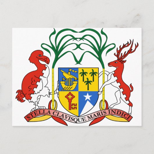 モーリシャスコート・オブ・アームズ ポストカード (正面)
