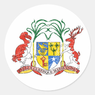 モーリシャスコート・オブ・アームズ ラウンドシール