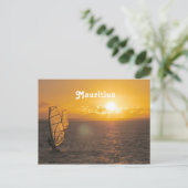 モーリシャスサンセット ポストカード (スタンド正面)