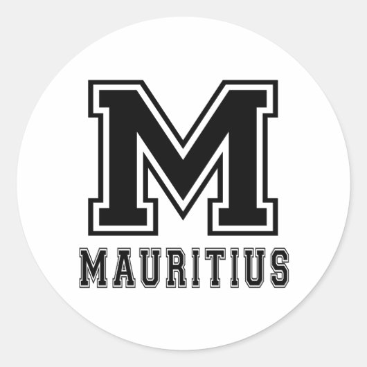 モーリシャスデザイン ラウンドシール (正面)