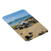 モーリシャスビーチとボートが磁石を見る マグネット (右側)