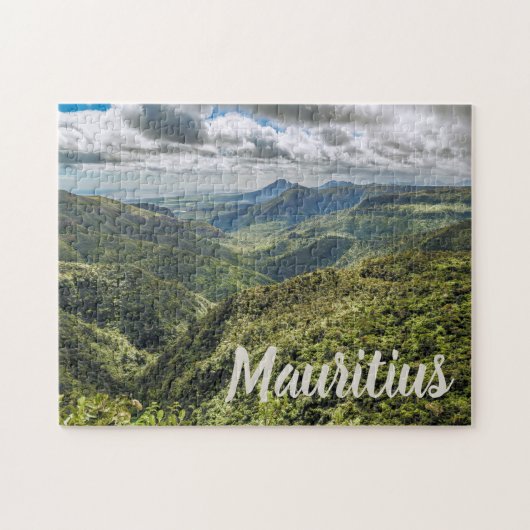 モーリシャスブラックリバーゴージェスビューポイントギフト ジグソーパズル (横)