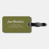 モーリシャスブラックリバーゴージェスビューポイントギフト ラゲッジタグ (裏面横)