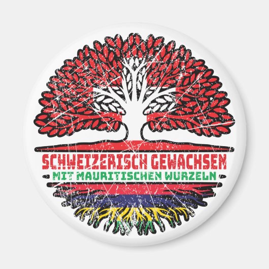 モーリシャスモーリシャスシュヴァイザーシュヴァイズボームヴルツェル マグネット (正面)