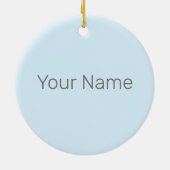 モーリシャスレトロインディアン海ドドと国旗のヴィンテージ セラミックオーナメント (裏面)