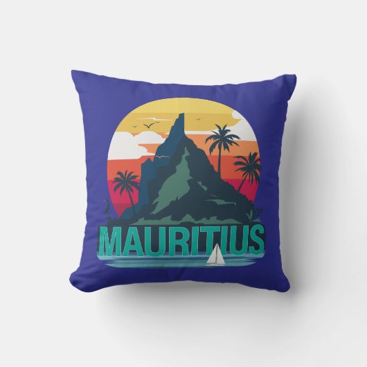 モーリシャス共和国 クッション (正面)