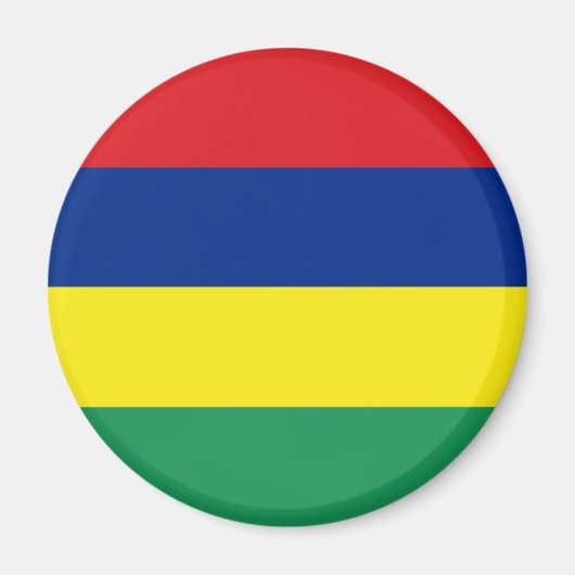 モーリシャス国旗の磁石 マグネット (正面)