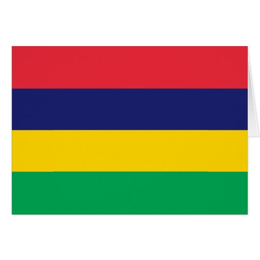 モーリシャス国旗 (正面横)