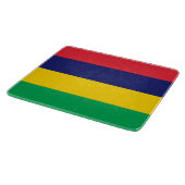 モーリシャス国旗 カッティングボード (角)