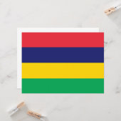 モーリシャス国旗 カード (正面/裏面インサイチュ)