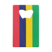 モーリシャス国旗 クレジットカード栓抜き (裏面)