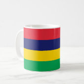 モーリシャス国旗 コーヒーマグカップ (正面左)