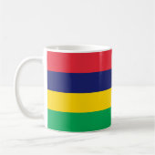 モーリシャス国旗 コーヒーマグカップ (左)