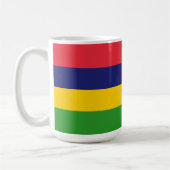 モーリシャス国旗 コーヒーマグカップ (左)