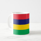 モーリシャス国旗 コーヒーマグカップ (正面左)