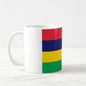 モーリシャス国旗 コーヒーマグカップ (左)