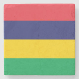 モーリシャス国旗 ストーンコースター