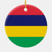 モーリシャス国旗 セラミックオーナメント (裏面)