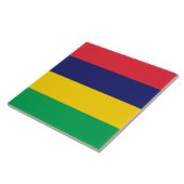 モーリシャス国旗 タイル (側面)