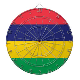 モーリシャス国旗 ダーツボード