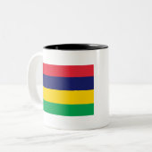 モーリシャス国旗 ツートーンマグカップ (正面左)
