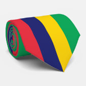 モーリシャス国旗 ネクタイ (ロール)