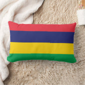 モーリシャス国旗 ランバークッション (ブランケット)