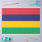 モーリシャス国旗 薄葉紙 (クラフト)