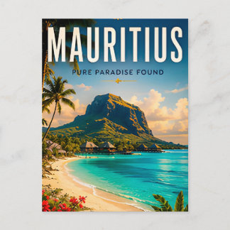 🌴 モーリシャス島のパラダイス コースト 🌊 ポストカード