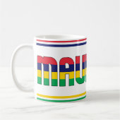 モーリシャス愛国コーヒーでほっと一息 コーヒーマグカップ (左)