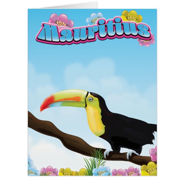 モーリシャス旅行ポスター (正面)