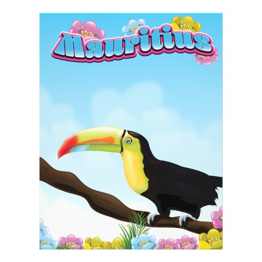 モーリシャス旅行ポスター フォトプリント            (正面)