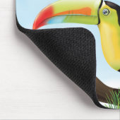 モーリシャス旅行ポスター マウスパッド (コーナー)