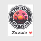 モーリシャス東アフリカレトロサンセット60s シール (シート)
