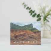 モーリシャス色のソイルビューポストカード ポストカード (スタンド正面)