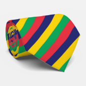 モーリシャス諸島、ファッション・モーリシャス国旗、ビジネス ネクタイ (ロール)