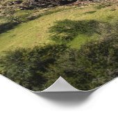 モーリシャス、ウエスタンモーリシャス、ベルヴュー、海 ポスター (角)