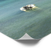 モーリシャス、グランドベイ。船が ポスター (角)