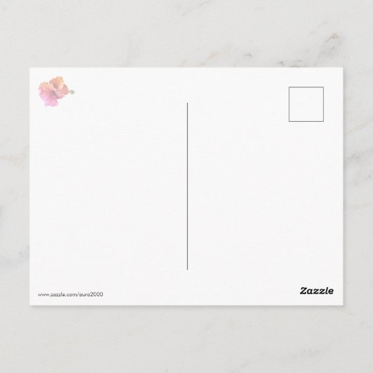 モーリシャス – パラダイスポストカードからの挨拶 ポストカード (裏面)