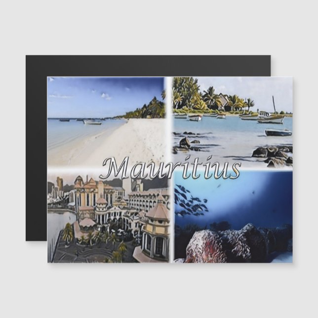 モーリシャス – マルハウユ岬 – モザイク –  (正面/裏面)