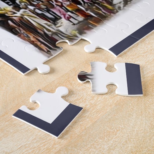 モーリシャス – モザイク – ジグソーパズル (側面)